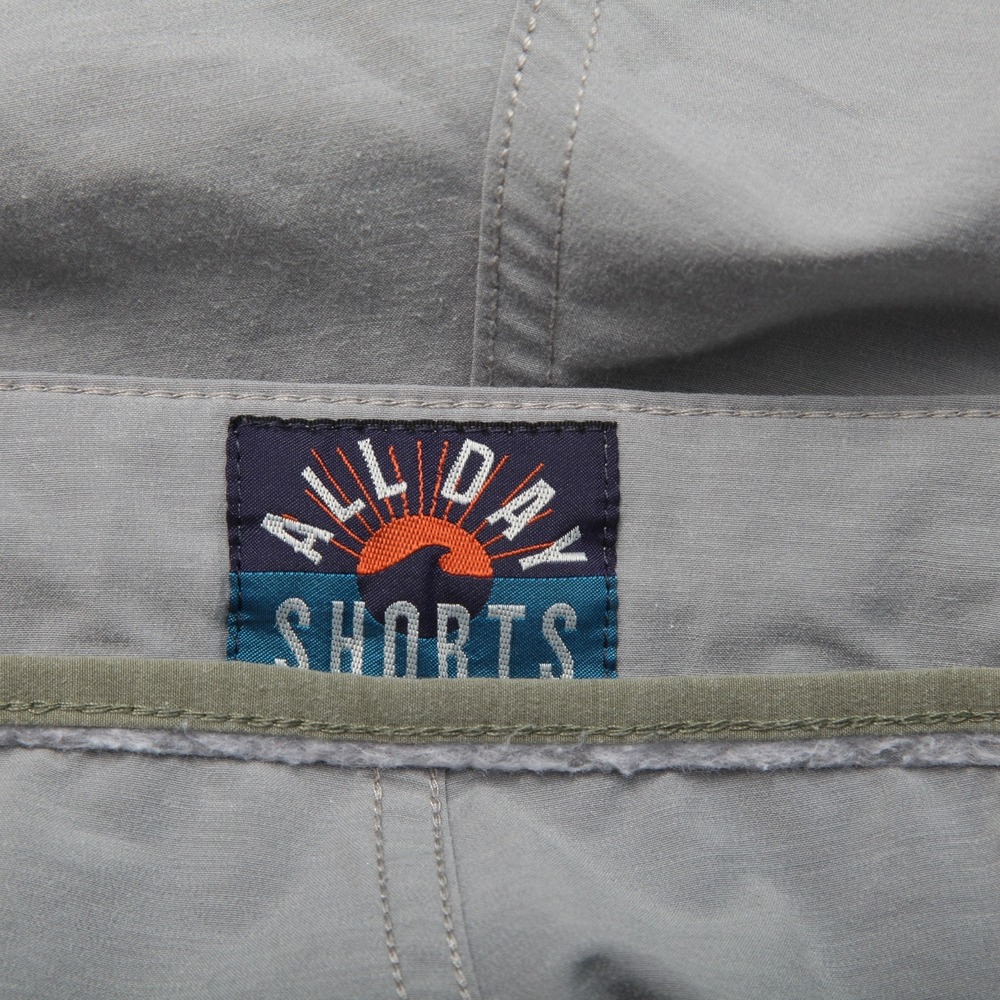 Faherty Shorts Mens 35 Gray All Day Hybrid Drawstring Zip Pocket Stretch Tech - Picture 4 of 11